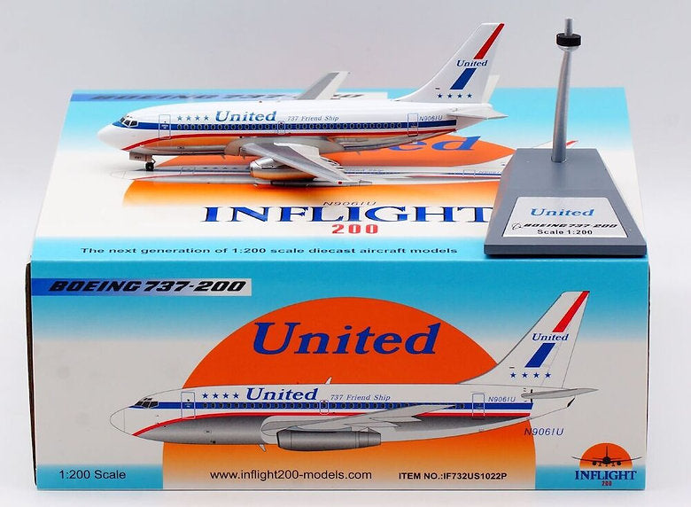 United Airlines / Boeing B737-200 / N9061U / IF732US1022P / 1:200 elaviadormodels