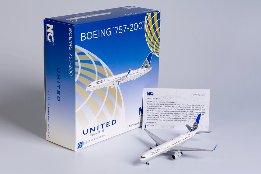 United Airlines / Boeing B757-200 / N41135 / 53179 / 1:400 elaviadormodels