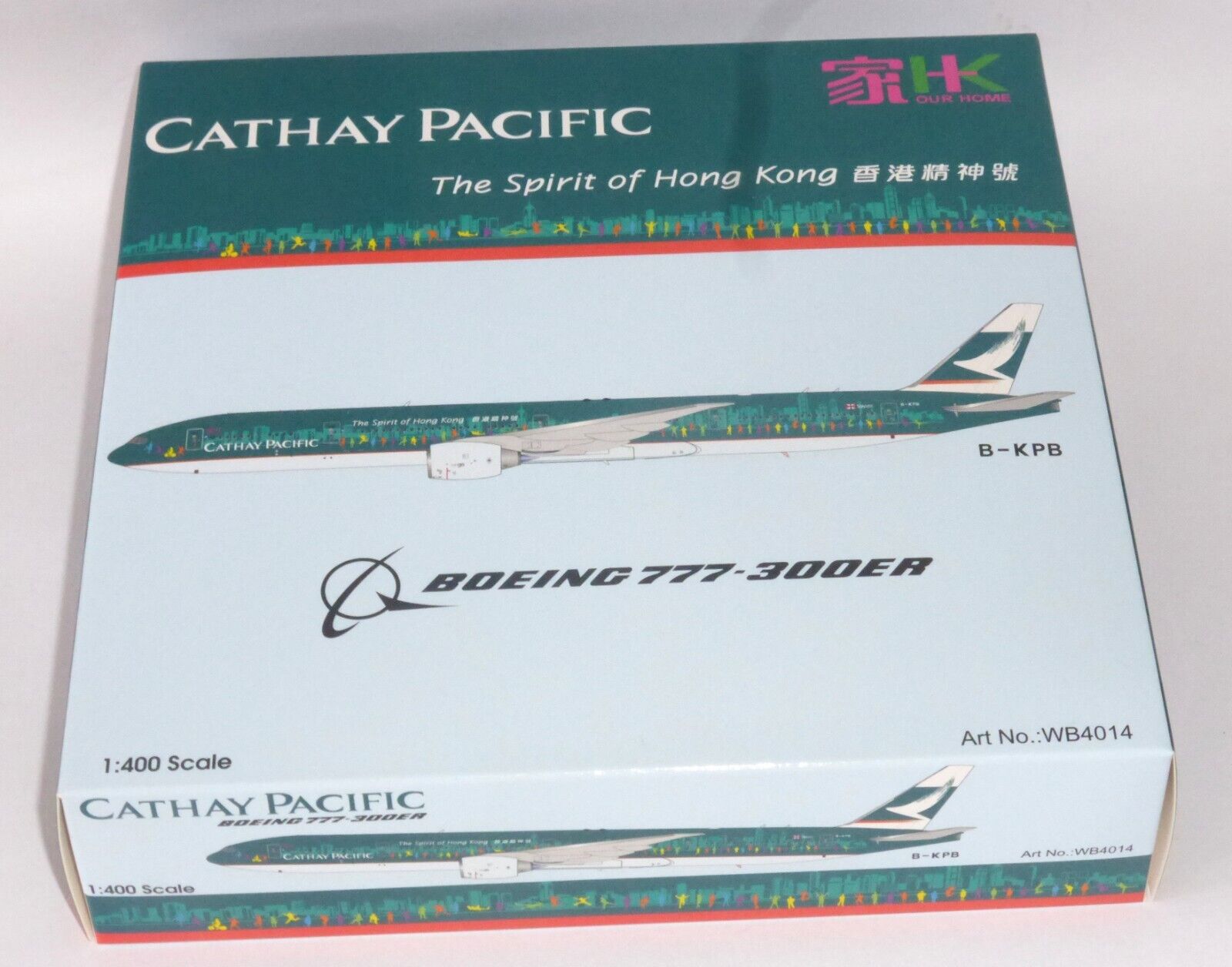 Cathay Airways / Boeing 777-300ER / B-KPB / WB4014 / 1:400 elaviadormodels