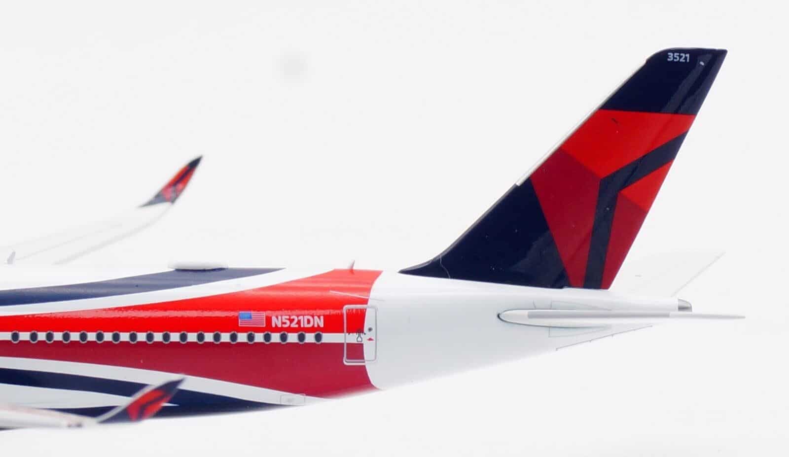 Delta Airlines ("Team USA" livery) / Airbus A350-941 / N521DN / WB4042 / 1:400