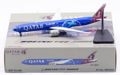 Qatar Airways (UEFA Champions League Livery) / Boeing 777-300ER / A7-BED / WB4064 / 1:400