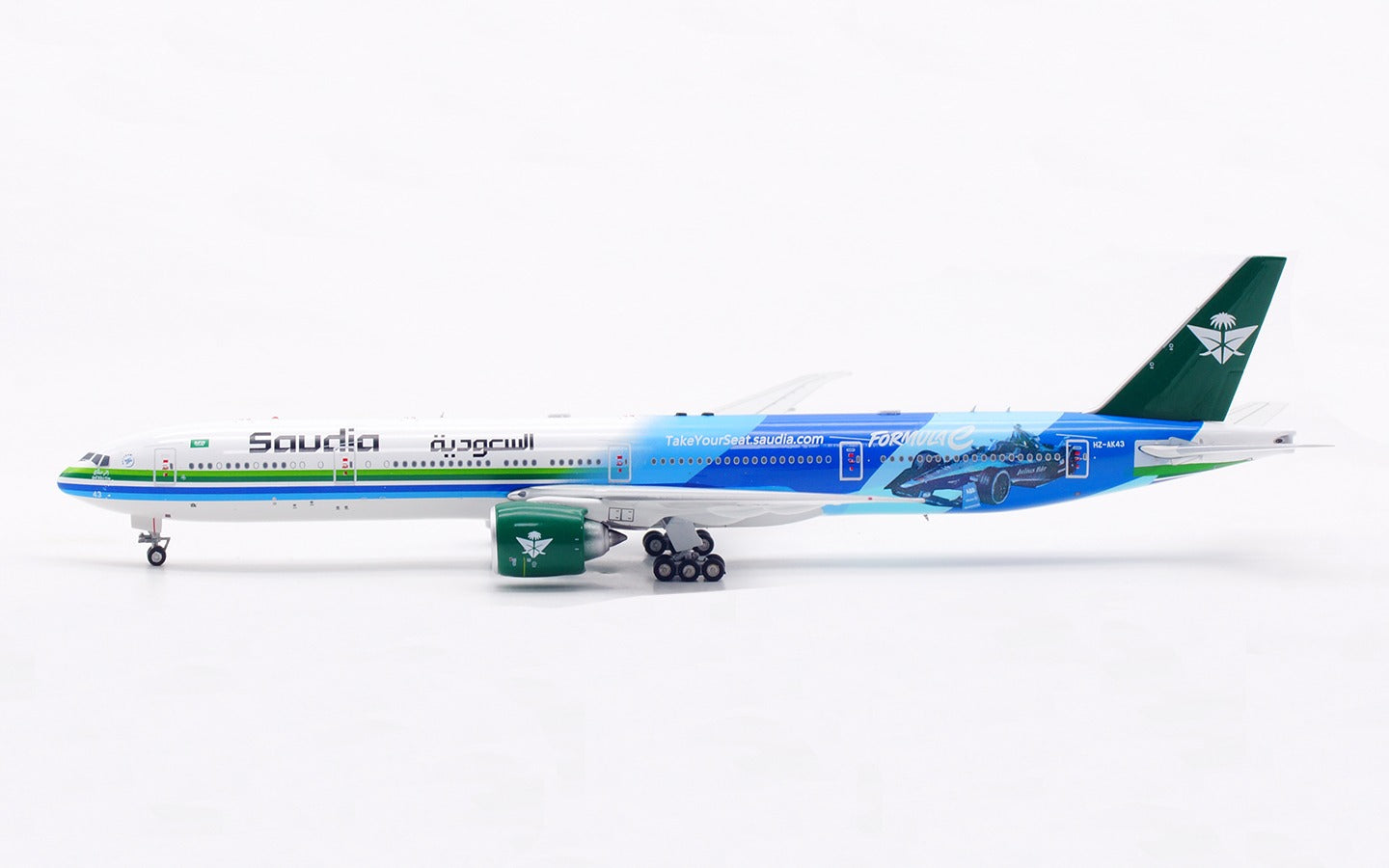 Saudi Arabian Airlines / Boeing 777-300ER / HZ-AK43 / WB4065 / 1:400