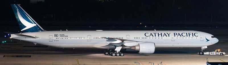 Cathay Pacific ("80 Years Together" Livery) / Boeing 777-300ER / B-KPO / WB4080 / 1:400 elaviadormodels
