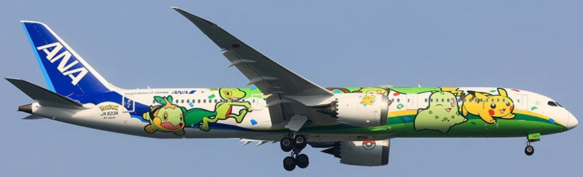 All Nippon Airways ("Green Pokemon Jet" Livery) / Boeing 787-9 Dreamliner / JA923A / WB4092 / 1:400 elaviadormodels
