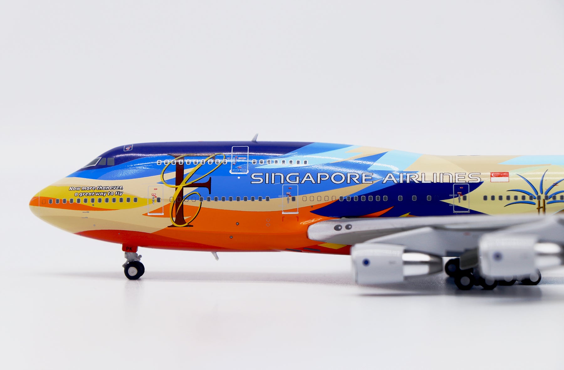 Singapore Airlines / Boeing 747-400 / 9V-SPK / XX40213 / 1:400