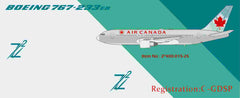 Air Canada / Boeing B767-300 / C-GDSP / Z²400-015-25 / 1:400