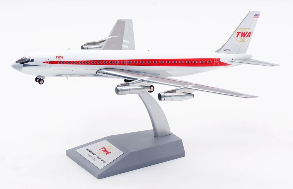 Trans World Airlines - TWA / Boeing B707-100 / N86741 / IF701TW0823P / 1:200 elaviadormodels