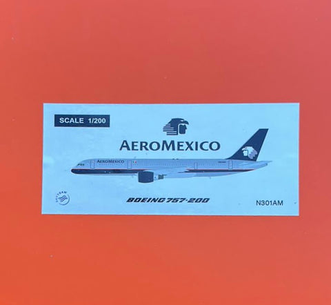 AeroMexico / Boeing B757-200 /  N301AM / LH2AMX330 / 1:200