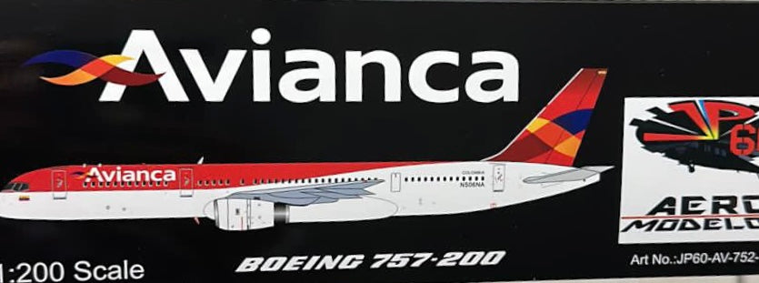 Avianca / Boeing B757-200 / N506NA / JP-60-AV-752-06 / 1:200 elaviadormodels.com